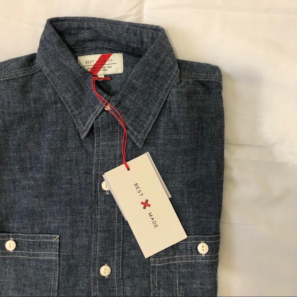 NWT Best Made Co Chambray Shirt Small